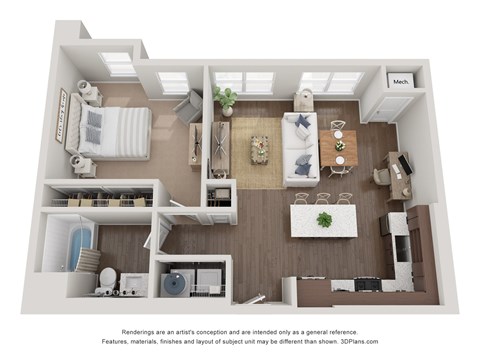 1 bedroom 1 bathroom